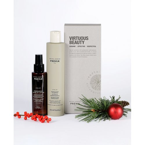 PREVIA Energizing Set Growth-promoting hair care set + gift of 3 previa samples