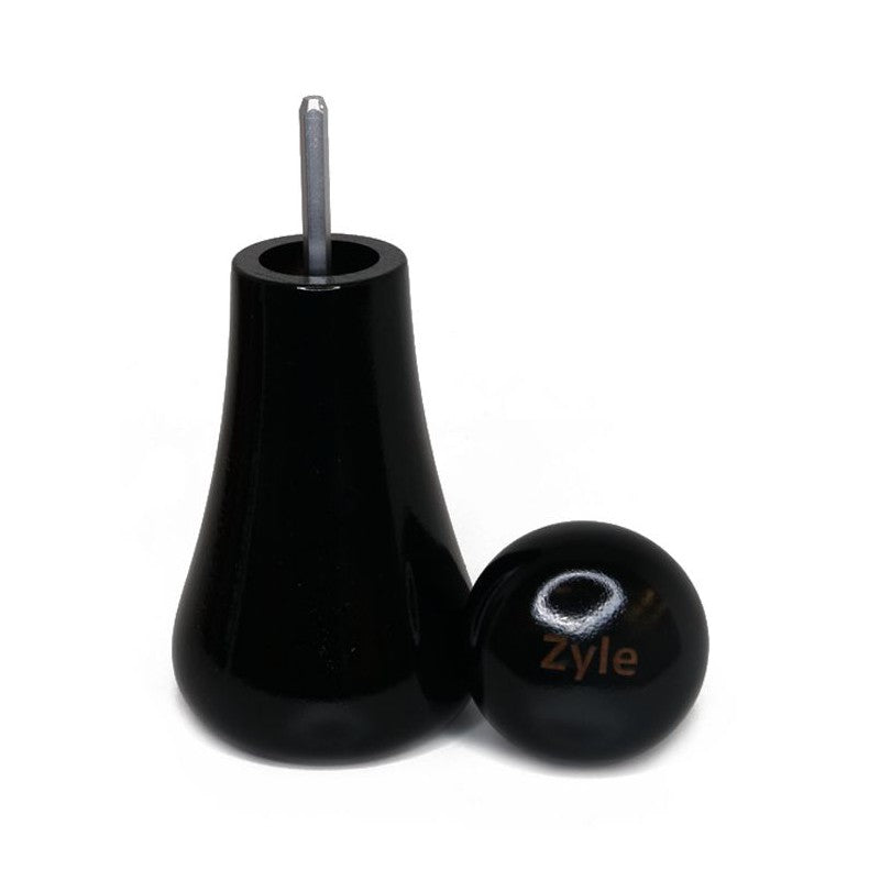 Spice grinder Zyle ZY065GRSB, 16 cm, black + gift CHI Silk Infusion Silk for hair