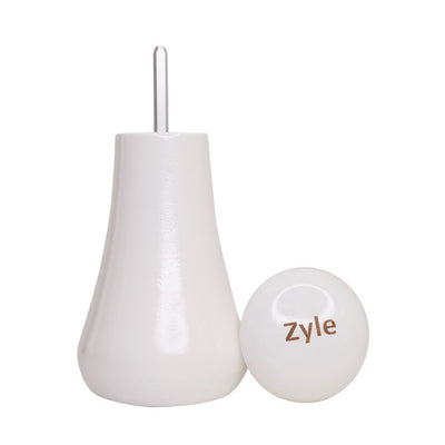 Мельница для специй Zyle ZY065GRSW, 16 см, белая + подарок CHI Silk Infusion Silk для волос 