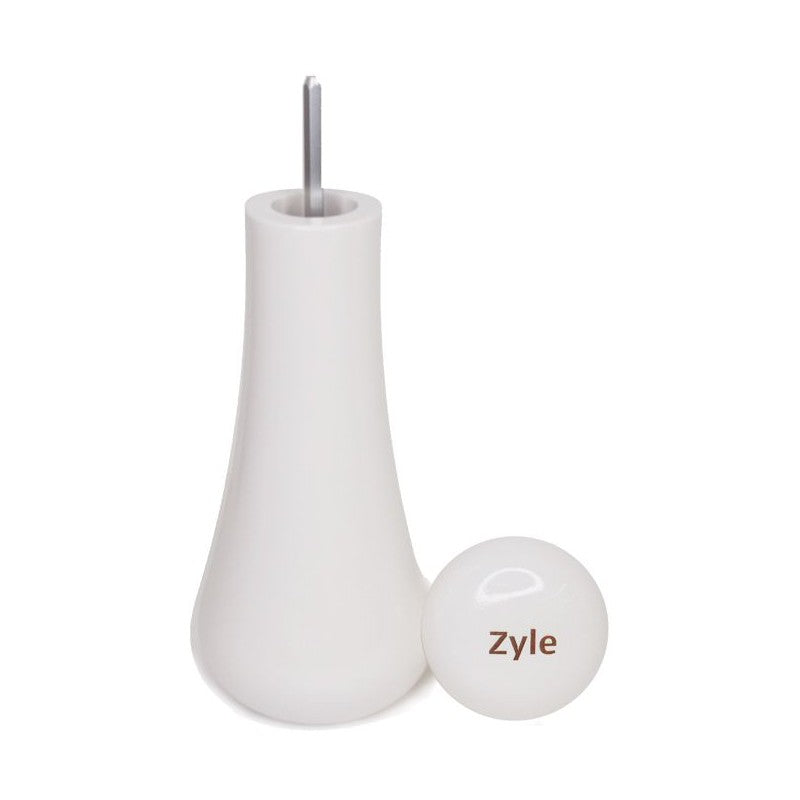 Мельница для специй Zyle ZY067GRSW, 23 см, белая + подарок CHI Silk Infusion Silk для волос