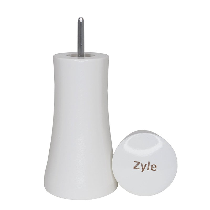 Spice grinder Zyle ZY165GRSW, 16.5 cm, white +gift CHI Silk Infusion Silk for hair