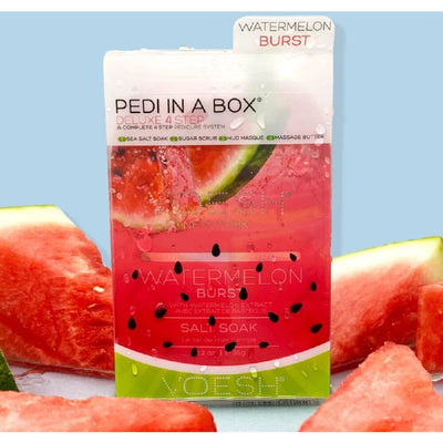 Procedūra kojoms Voesh Pedi In A Box 4 in 1 Watermelon Burst VPC208WTR, veganiška, atgaivina pėdų odą
