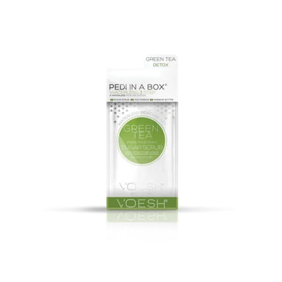 Уход за ногами Voesh Waterless Pedi In A Box 3 в 1 Экстракт зеленого чая VPC108GRT, используется без воды, с экстрактами зеленого чая, выводит токсины из кожи стоп.
