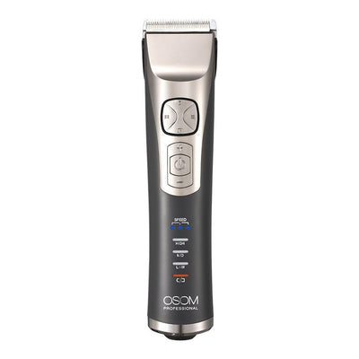 Профессиональная машинка для стрижки волос OSOM Professional Hair Clipper P9 OSOMHCP9, литий-ионный аккумулятор, 100-240 В, 50/60 Гц, серый