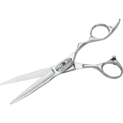 Professional Hairdressing Scissors Suntachi ST-VDCB-60Bultina, length 6.0", for right hand, with decorations
