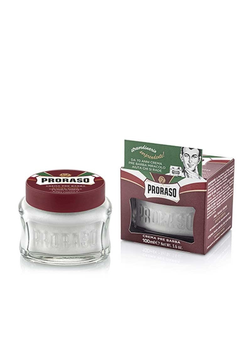 Proraso Red Line Pre-Shave Cream Питательный крем перед бритьем, 100мл