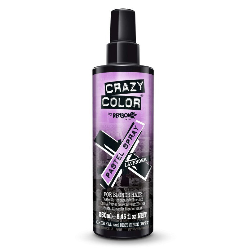 Purškiami plaukų dažai Crazy Color Spray Lavender COL002453, 250 ml