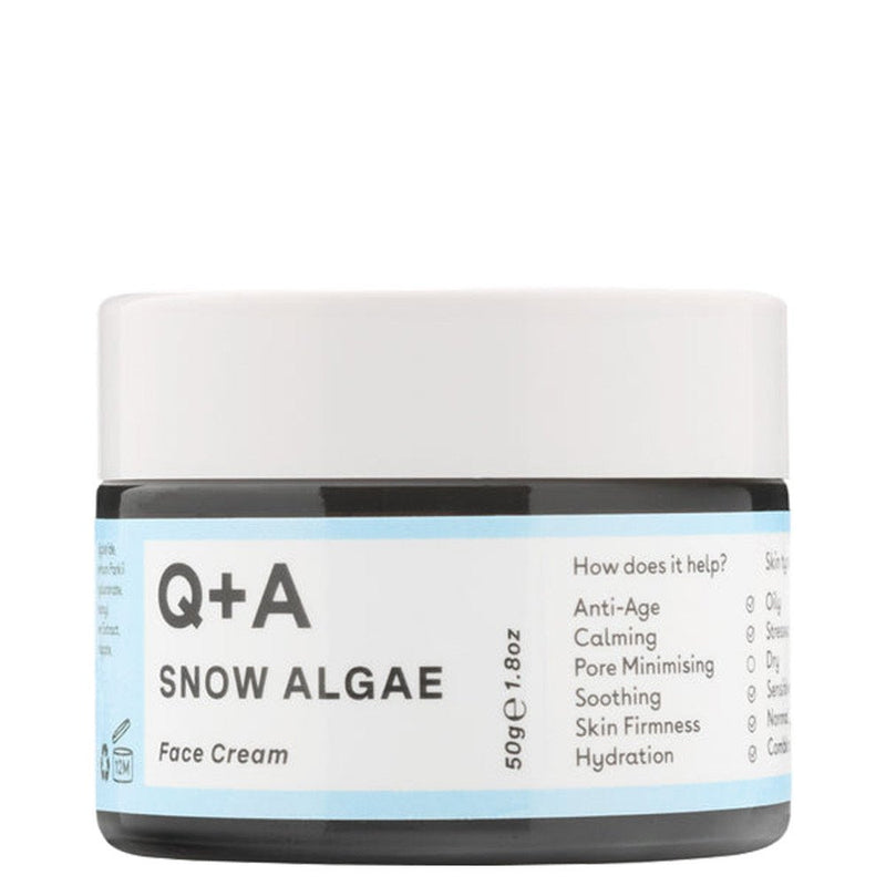 Q+A Snow Algae Intensive Face Cream Интенсивный питательный крем для лица, 50г