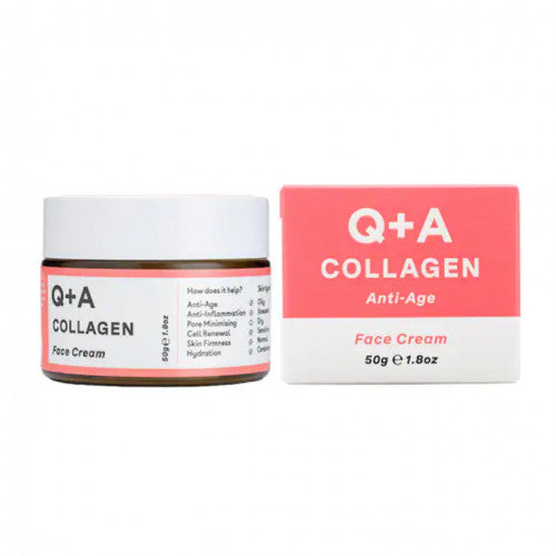 Q+A Collagen Anti-Age Face Cream Veido kremas su kolagenu, 50ml