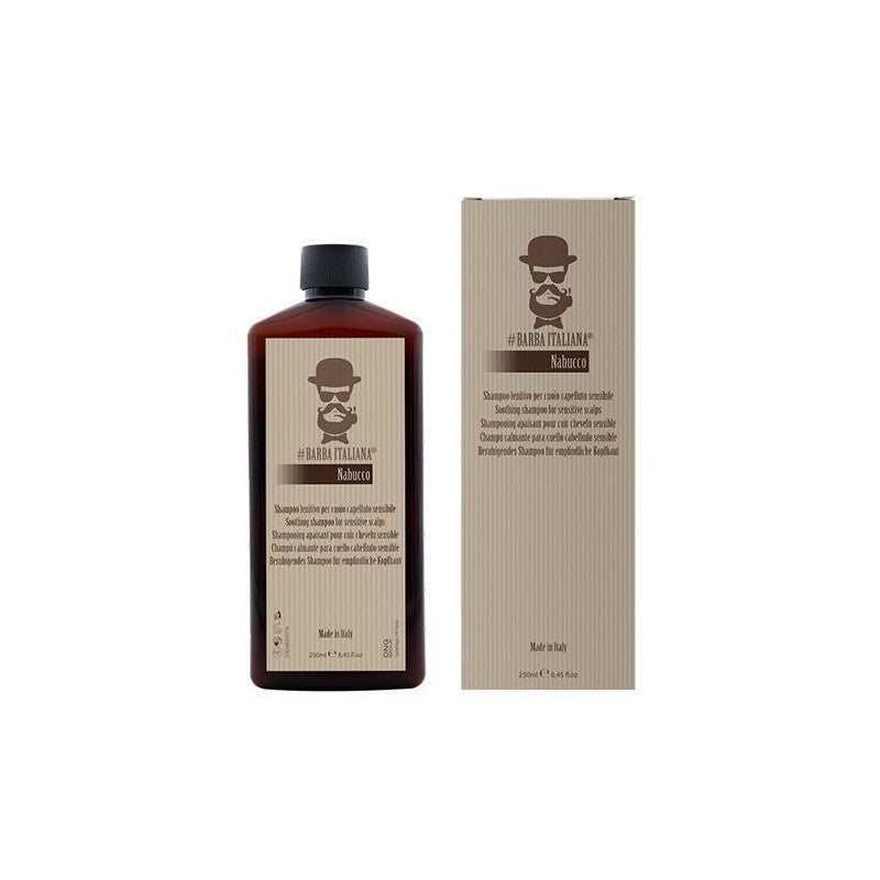 Barba Italiana Nabucco Soothing Shampoo for Sensitive Scalps BI070770SH, 250 ml