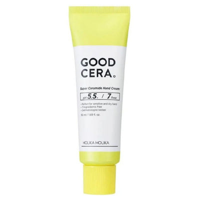 Hand cream with ceramides Holika Holika Good Cera Super Ceramide Hand Cream HH20011161, for dry, sensitive skin, 50 ml