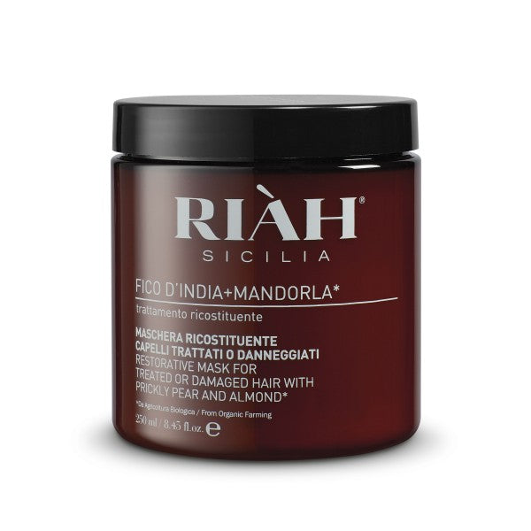 RIAH Restorative Mask With Prickly Pear &amp; Almond Restorative hair mask with prickly pear and almond oils, 250ml