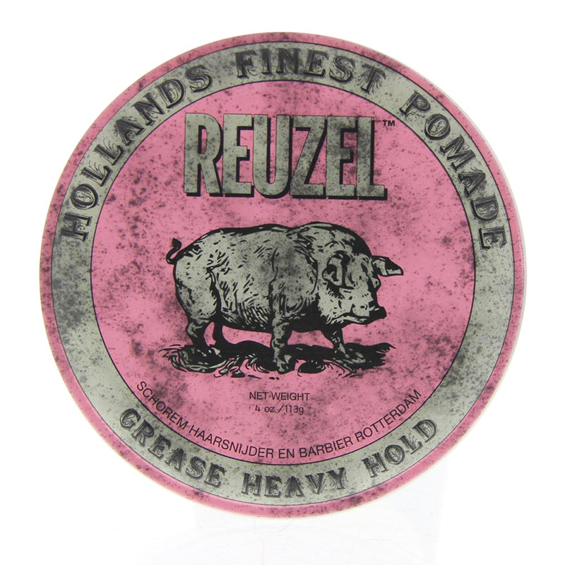 Помада Reuzel Pink Grease Heavy Hold сильной фиксации 113г + продукт Reuzel в подарок