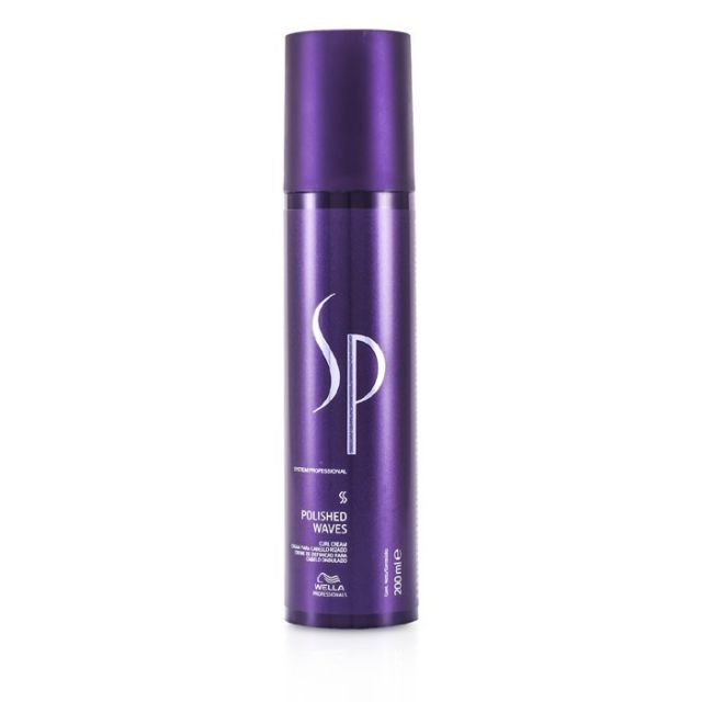 Wella SP Polished Waves Hair Modeling Cream, 200 ml +gift CHI Silk Infusion Silk for hair