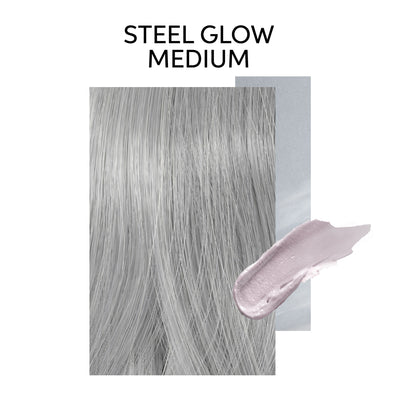 Wella TRUE GRAY Steel Glow Medium - Toner for gray hair, 60 ml 