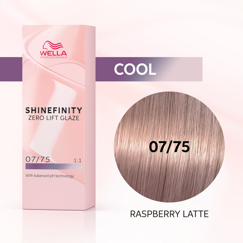 Wella SHINEFINITY Zero Lift Glaze - Geliniai plaukų dažai, 60 ml