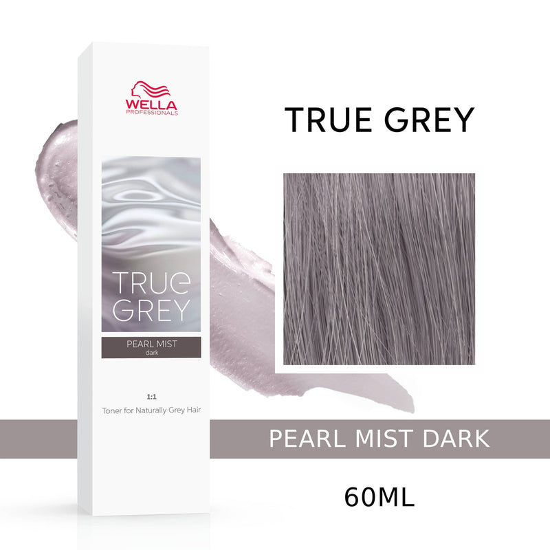 Wella TRUE GRAY Pearl Mist Dark - Toner for gray hair, 60 ml 