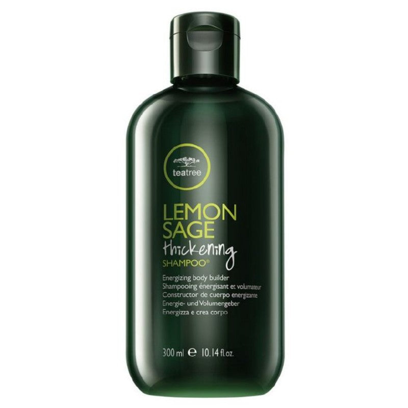 Šampūnas didinantis plaukų apimtį Paul Mitchell Lemon Sage Shampoo PAUL201123, su arbatmedžiu, gaivina galvos odą, 300 ml +dovana Previa plaukų priemonė