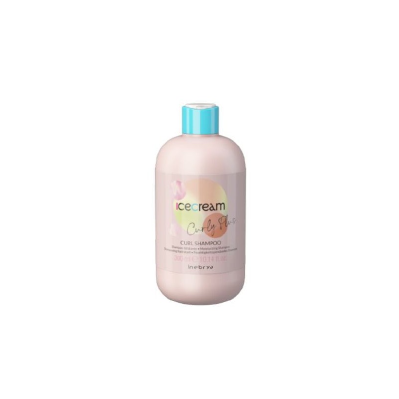 Šampūnas garbanotiems plaukams Inebrya Ice Cream Curly Plus Shampoo ICE26367, 300 ml