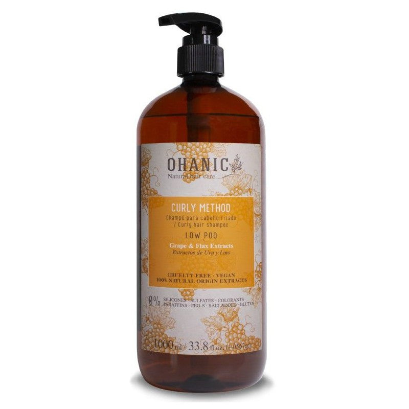 Šampūnas garbanotiems plaukams Ohanic Curly Method Shampoo, 1000 ml OHAN05