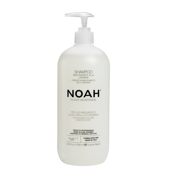 Noah 1.3. Strengthening Shampoo With Lavender Stiprinamasis šampūnas kasdieniam naudojimui, jautriai galvos odai