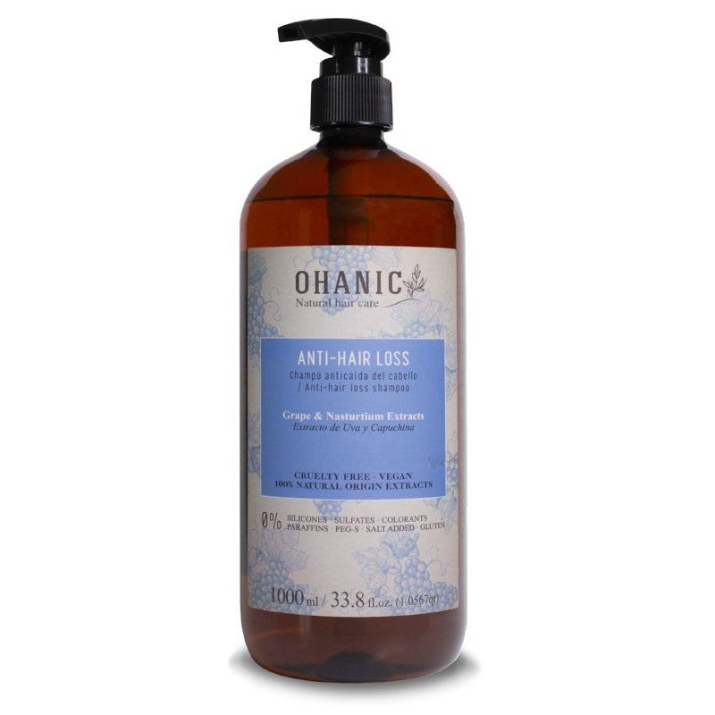 Šampūnas nuo plaukų slinkimo Ohanic Anti Hair Loss Shampoo, 1000 ml OHAN06