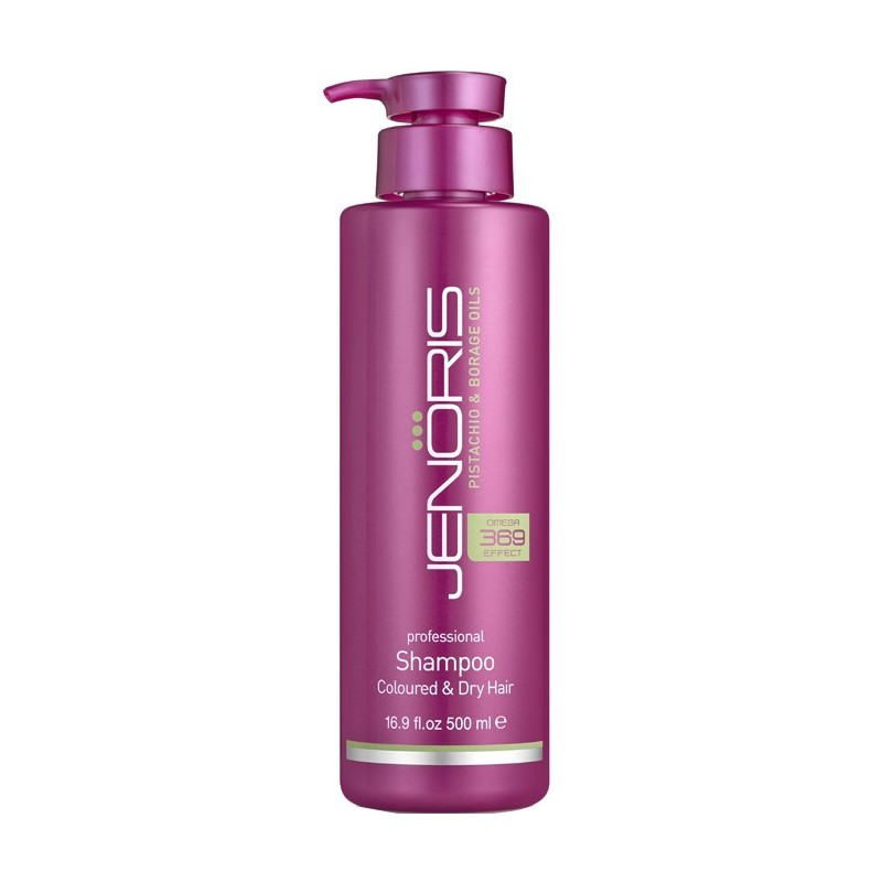 Шампунь для волос Jenoris Professional Shampoo Colored &amp; Dry Hair с фисташковым маслом, для сухих и окрашенных волос
