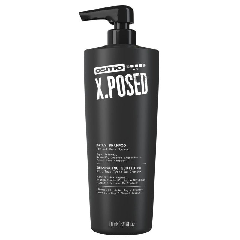 Шампунь для волос Osmo X.Posed Daily Shampoo OS064601, предназначен для ежедневного применения, подходит для всех типов волос, 1000 мл + подарочное средство для волос Previa