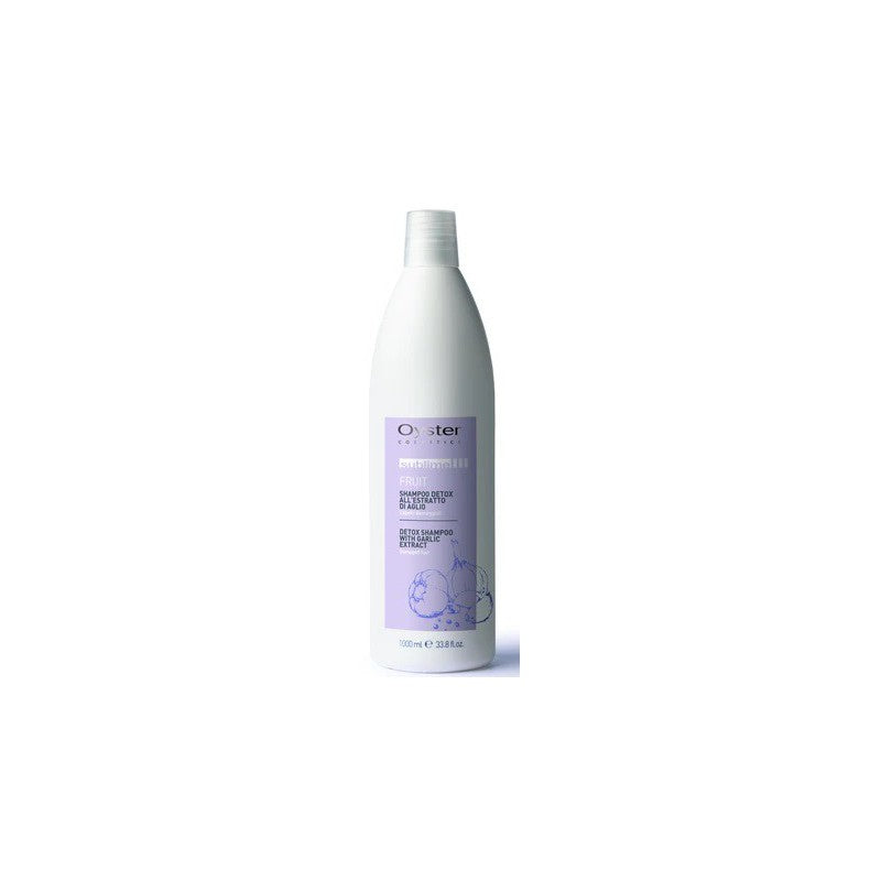 Šampūnas plaukams Oyster Sublime Garlic Detox Shampoo OYSH07100600, detoksikuojantis, skirtas pažeistiems plaukams, 1000 ml