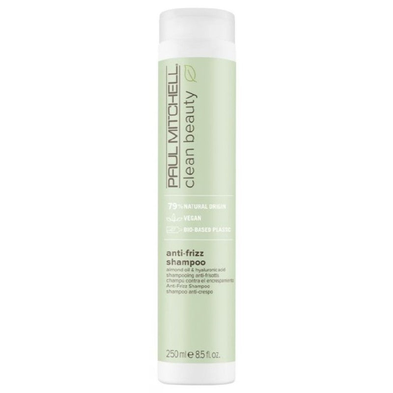 Shampoo for hair Paul Mitchell Clean Beauty Anti-frizz Shampoo PAUL121032, smoothens hair, reduces puffiness, 250 ml + gift Previa hair product