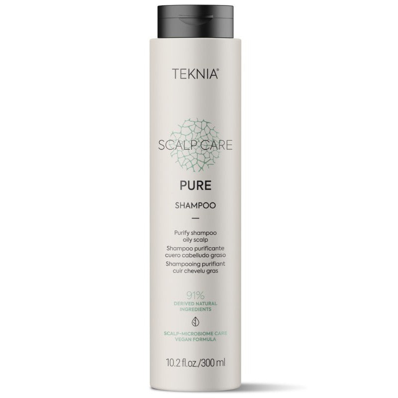Шампунь для волос Teknia Scalp Care Pure Shampoo LAK44332, глубокое очищение, регулирующий секрецию кожного сала, 300 мл