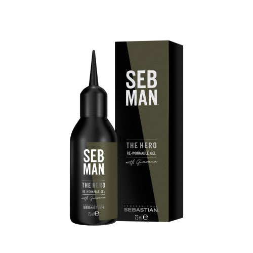 Sebastian SebMan Professional The Hero Remodelable Gel Liquid hair styling gel 75ml + gift Wella product