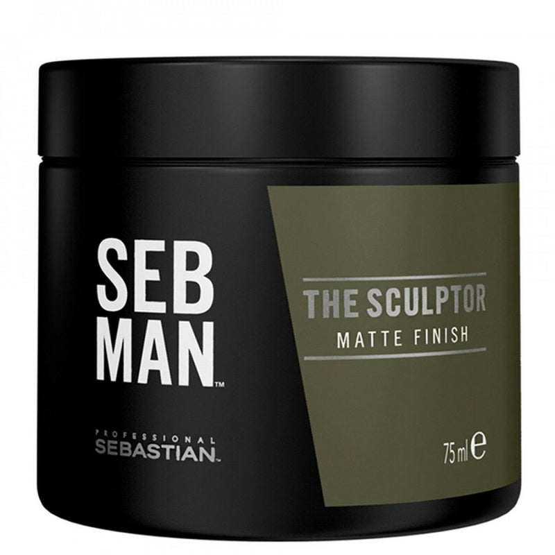 Крем для укладки волос Sebastian SebMan Professional The Sculptor Matte Finish, 75 мл + продукт Wella в подарок