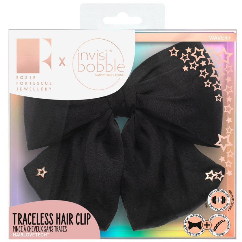 Hair clip Invisibobble Rosie Fortescue Jewelery Waver Plus Bow Please IB-WAP-RF10001, large ribbon