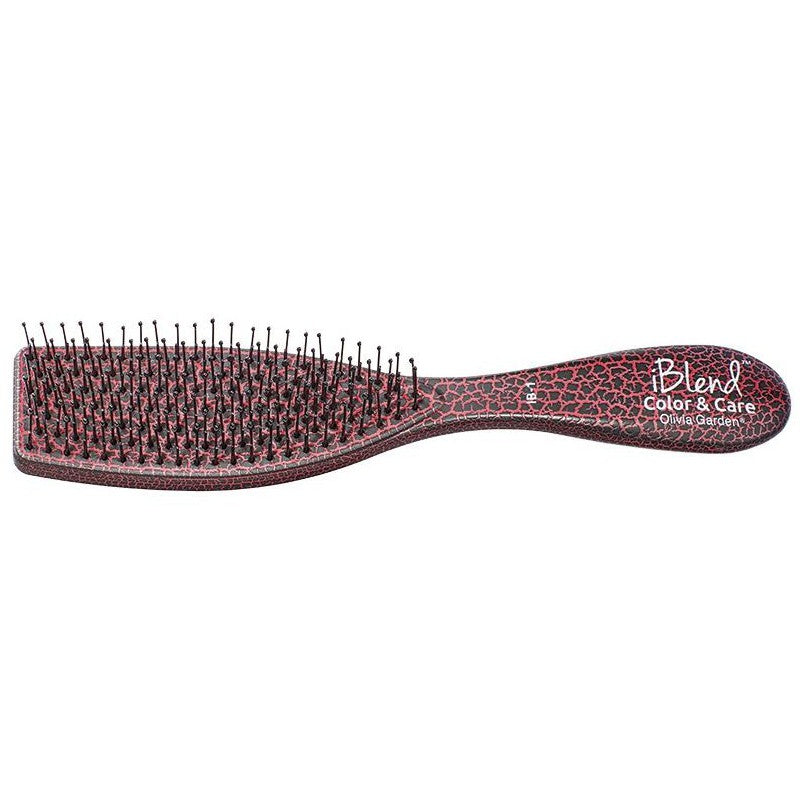 Hair brush Olivia Garden iBlend Color &amp; Care Red OG01485, suitable for combing during hair coloring