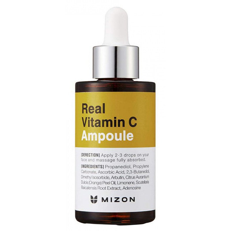 Сыворотка для лица Mizon Real Vitamin C Ampoule MIZ000009801, с витамином С, осветляет кожу, 30 мл