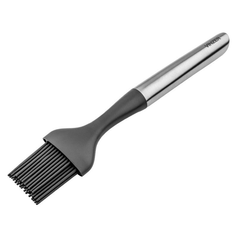 Silicone brush Vinzer 50206, black, 25.5 cm