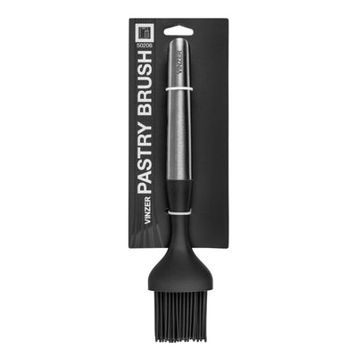 Silicone brush Vinzer 50206, black, 25.5 cm