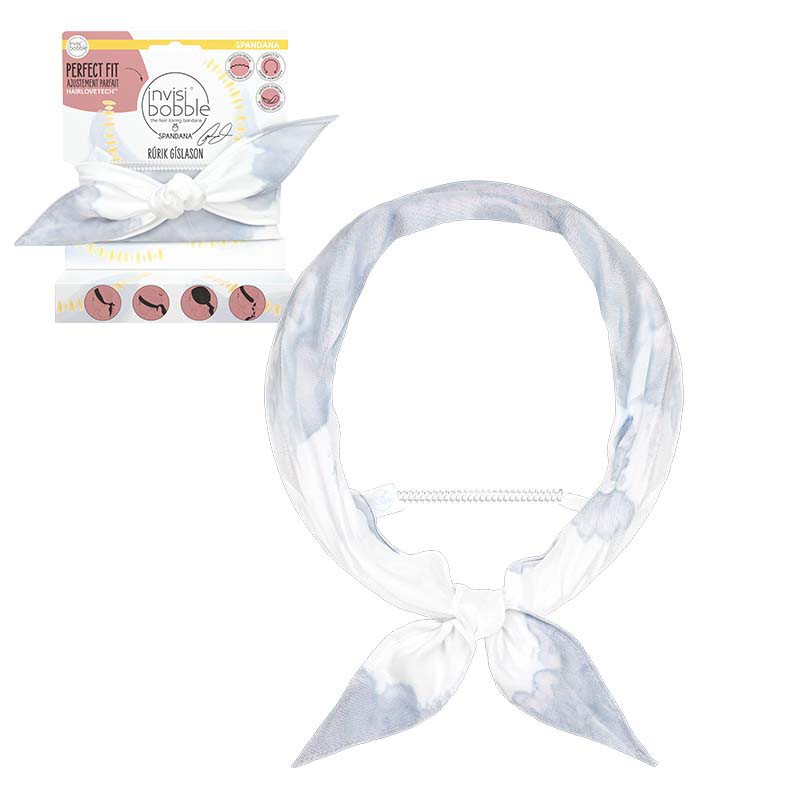 Scarf/hair bow Invisibobble Rurik Gislason Spandana Be-You-Tifu IB-BAN-OT11001, white