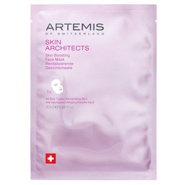 ARTEMIS Skin Architects Skin Boosting Face Mask Atkuriamoji - gaivinanti lakštinė veido kaukė, 20ml