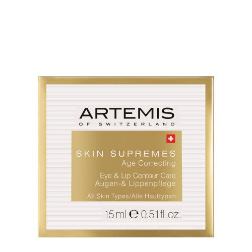 ARTEMIS Skin Supremes Age Correcting Eye & Lip Contour Cream Atkuriamasis akių ir lūpų kontūro kremas, 15ml