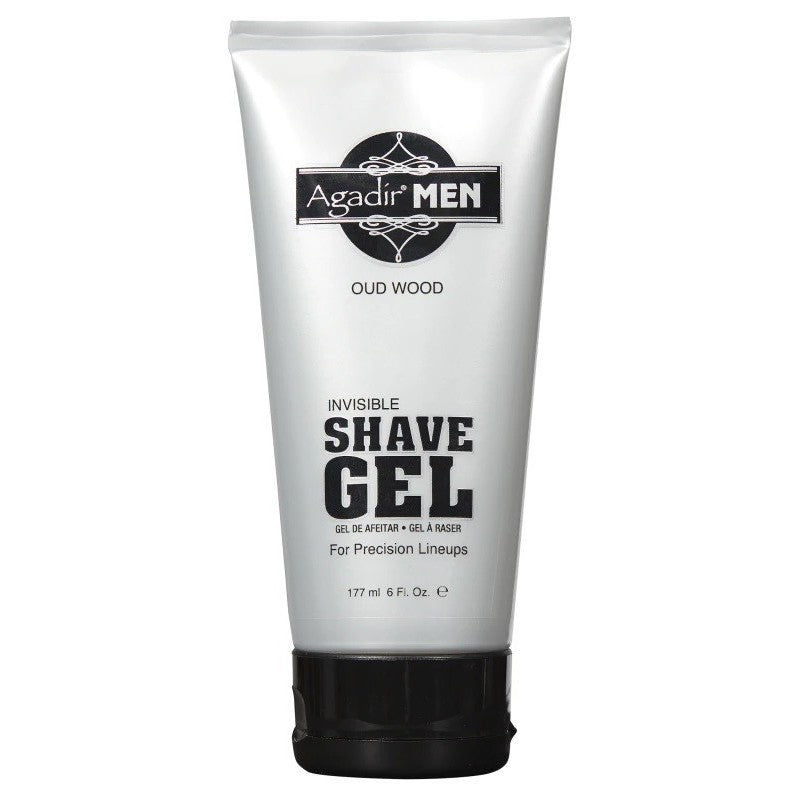 Shaving gel for men Agadir Men Oud Wood Invisible Shave Gel AGDM6036, 177 ml, transparent