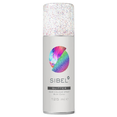 Spalvotas plaukų lakas Sibel Hair Colour Glitter su spalvotais blizgučiais, 125 ml