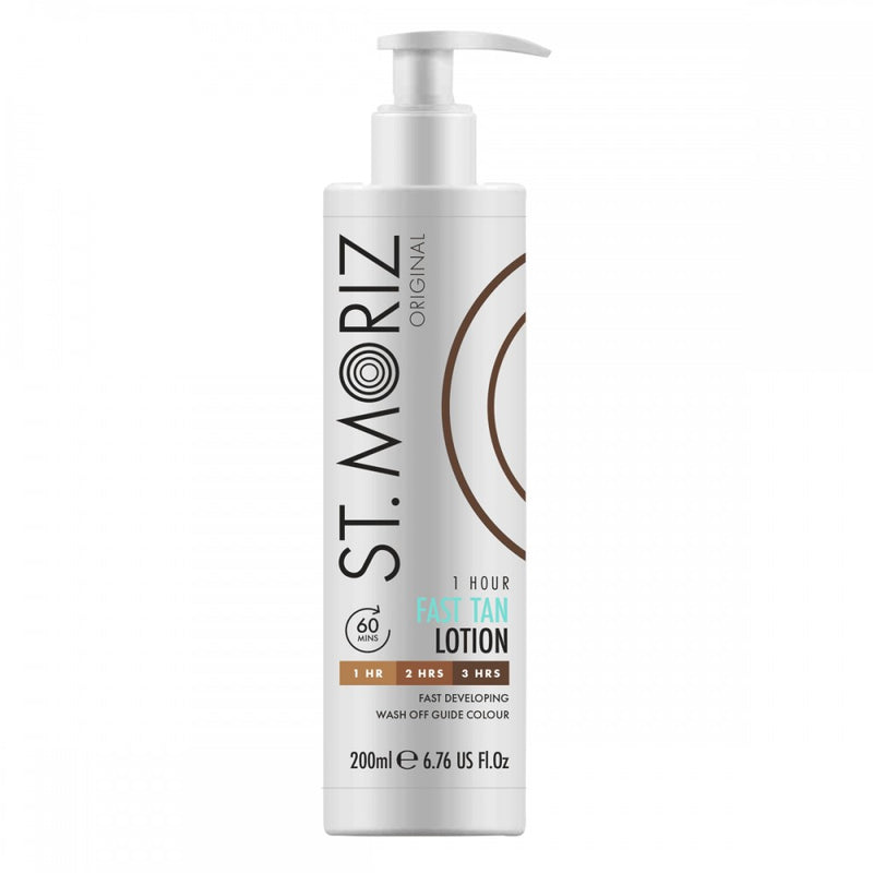 ST. MORIZ 1 Hour Fast tan lotion that gives a bright tan in 3 hours, 200ml 