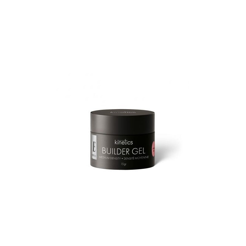 Statybinis gelis nagų priauginimui Kinetics Expert Line Builder Gel Natural Pink KBGNP15, 15 g, natūralus rožinis, puikiai maskuoja natūralių nagų defektus