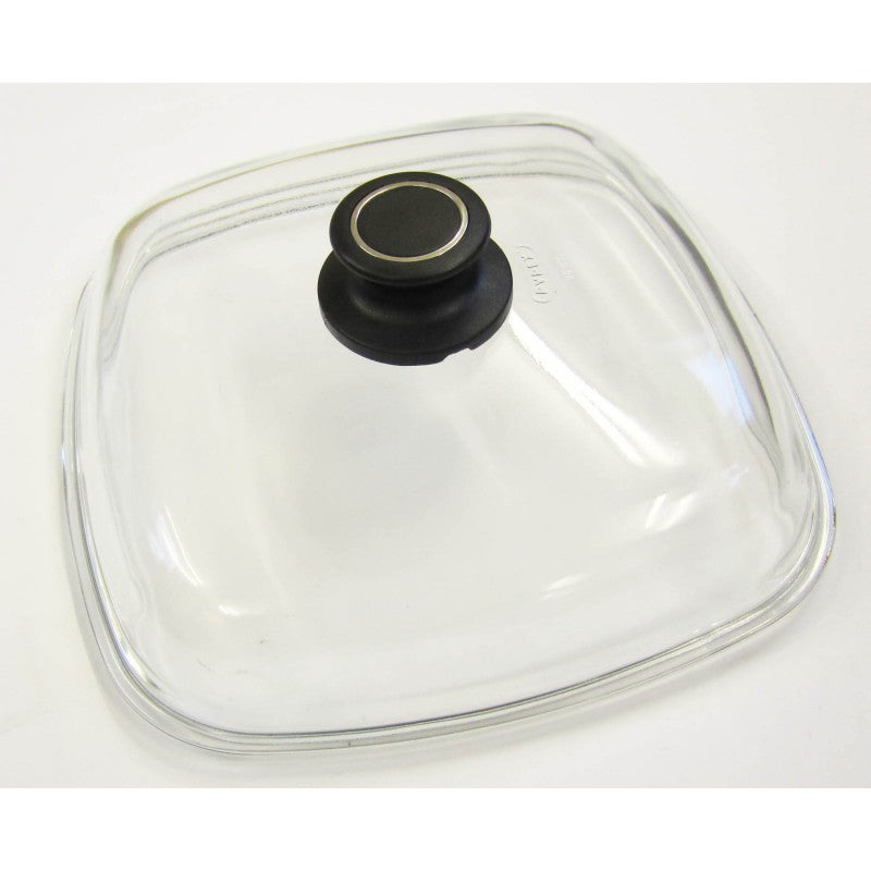 Glass cover AMT Gastroguss, 24x24cm, with handle AMT E24Z1L2