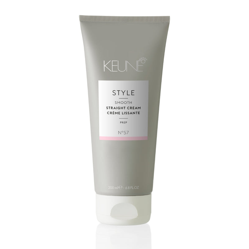 Keune Style Heat activated hair straightening cream Straight, 200 ml + gift Previa hair product