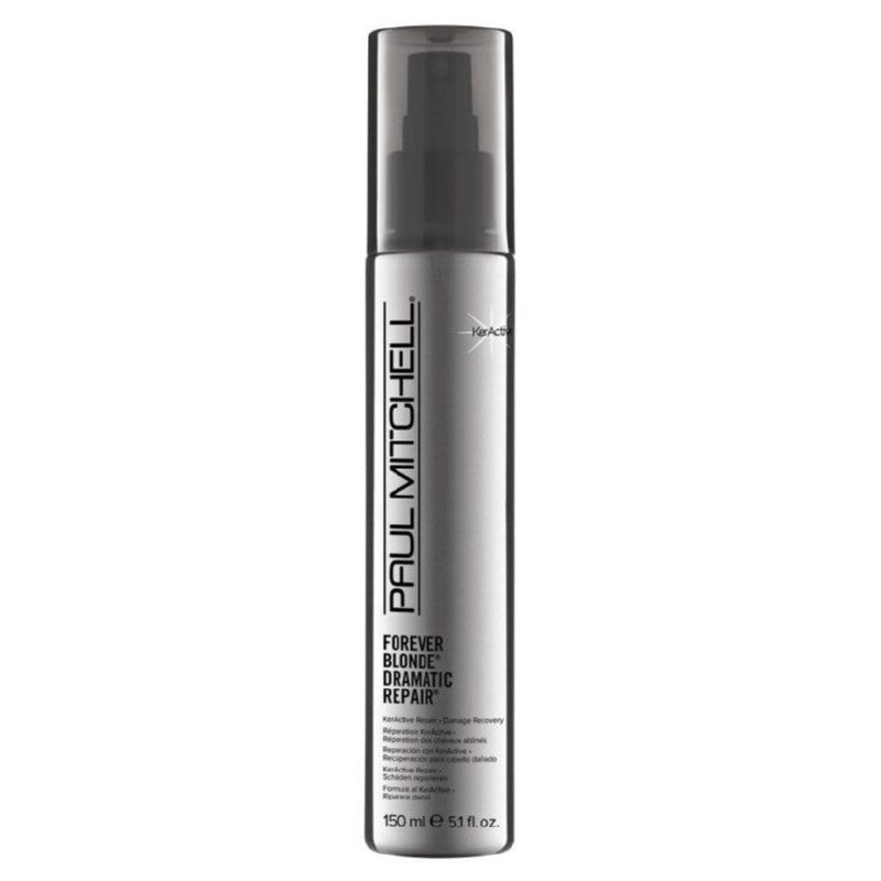 Blonde hair spray conditioner Paul Mitchell Forever Blonde Dramatic Repair PAUL110121 for bleached hair, nourishes and eases detangling, 150 ml + gift Previa hair product