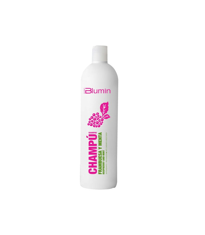 Очищающий и защищающий шампунь для волос с малиной и мятой Urban Blumin TAHE, 1000 мл.