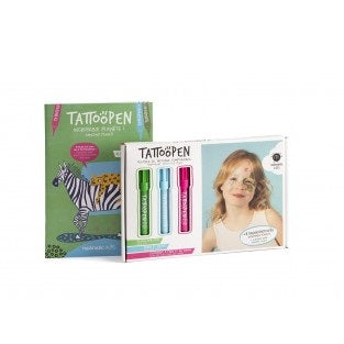 Nailmatic KIDS TATTOOPEN Amazing Planet Set of washable markers for drawing on skin, 3x2.5g
